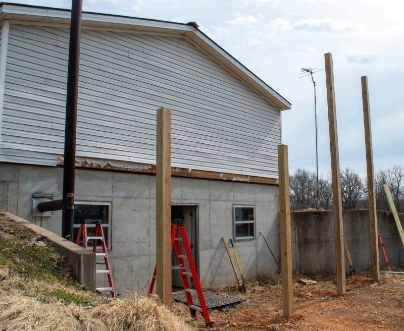 Foundation And Post Repairs For Free-Standing Outdoor Structures